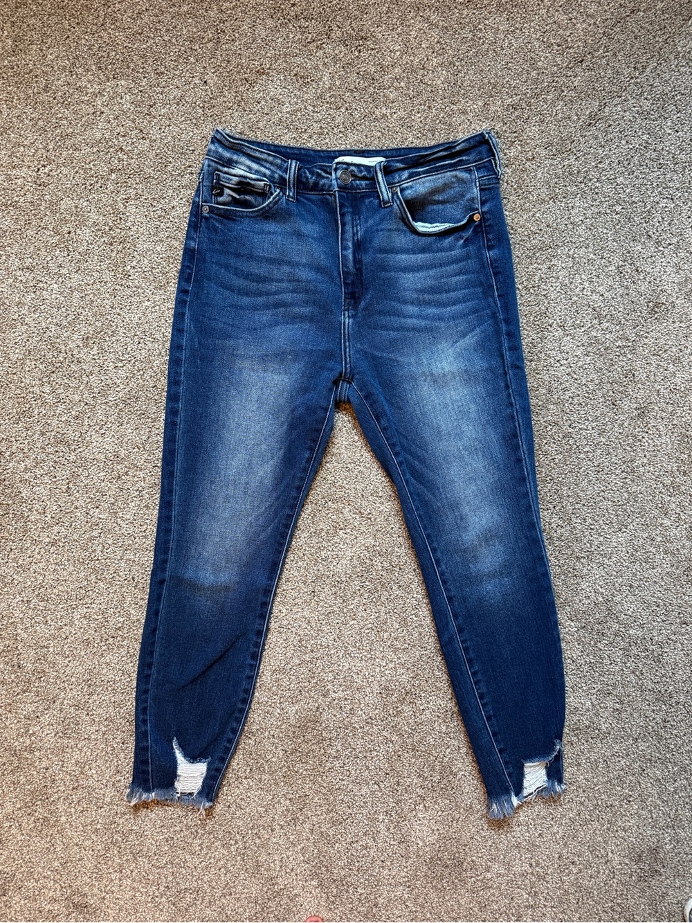 KanCan  High-Rise Ripped Hem Skinny Jeans Size 29